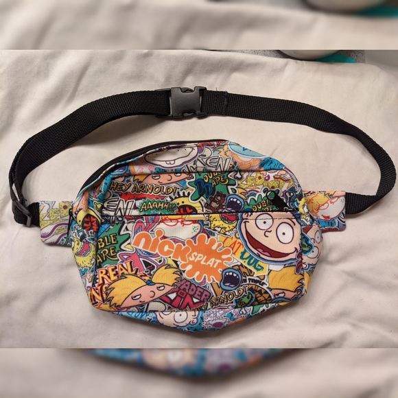 Nickelodeon Handbags - Rare retro classic 90s nickelodeon fanny pack fest